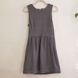J. Crew Factory Black and White Dress Size Medium
